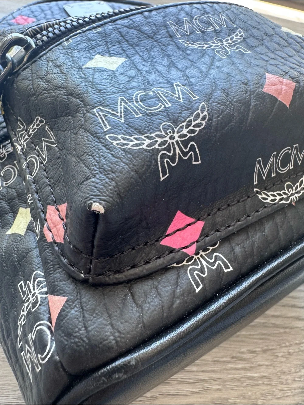 MCM Stark Bebe Boo Mini Backpack